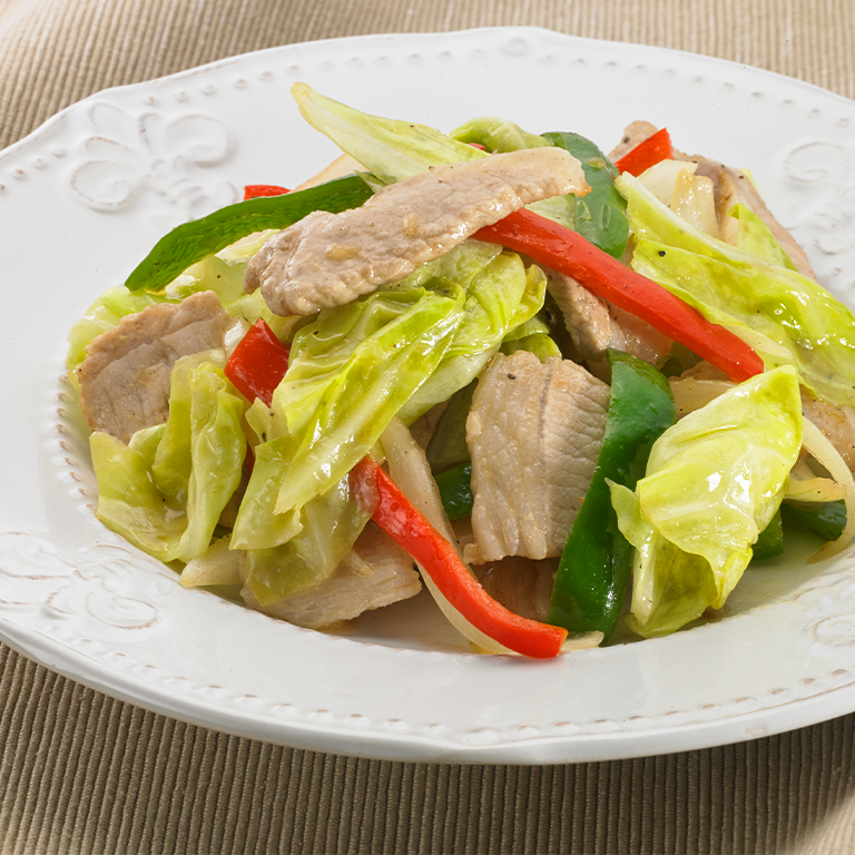 豚肉と彩り野菜の炒め